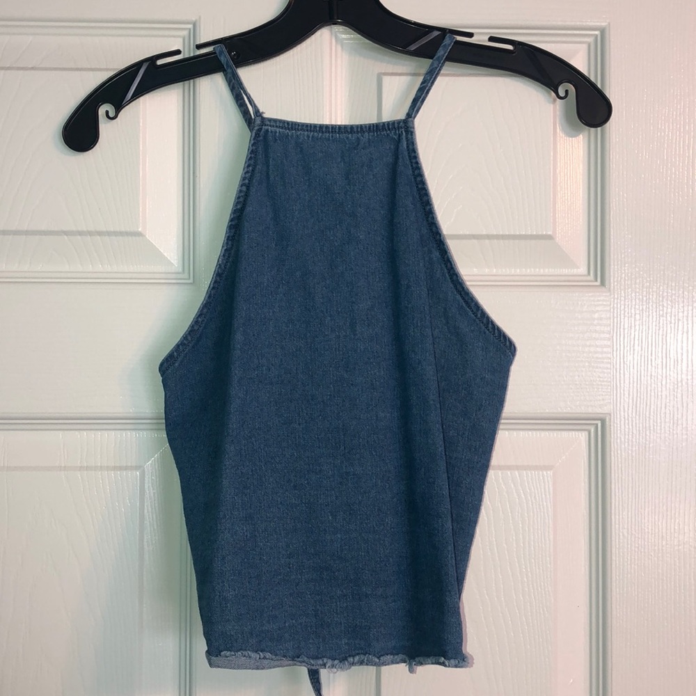 Denim tank top